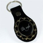 Be Safe - Edward Cullen Twilight Leather Key chain Fob