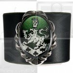 Edward Cullen Crest Leather Wrist Cuff Armband Twilight green