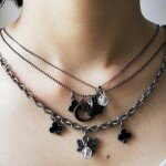 Twilight New moon Cullen Triple Chain Charm Necklace
